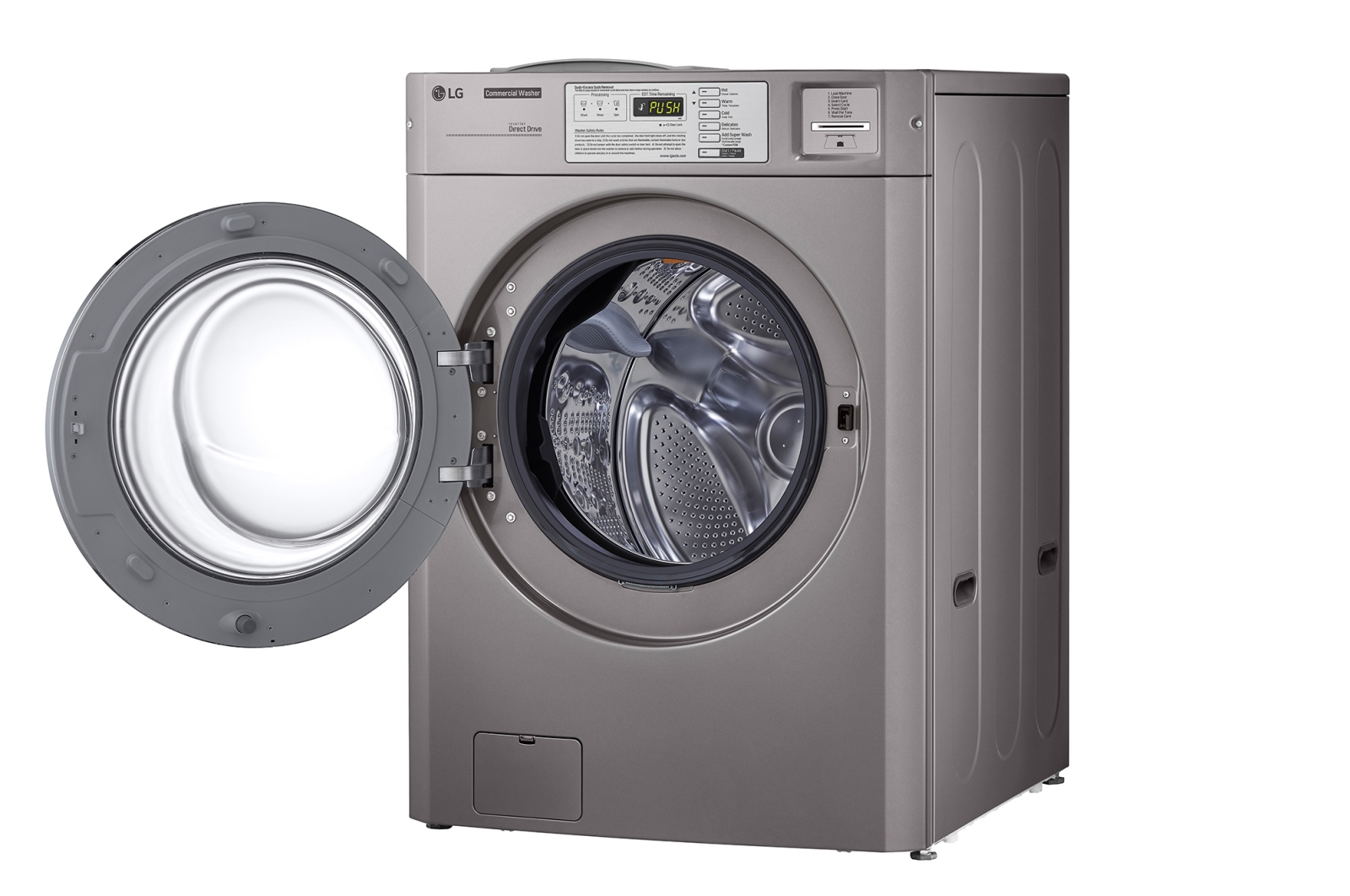 LG 5.2 cu.ft Ultra Capacity Front load Washer, TITAN WASHER