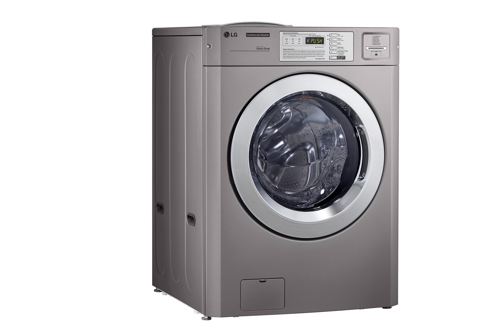 LG 5.2 cu.ft Ultra Capacity Front load Washer, TITAN WASHER