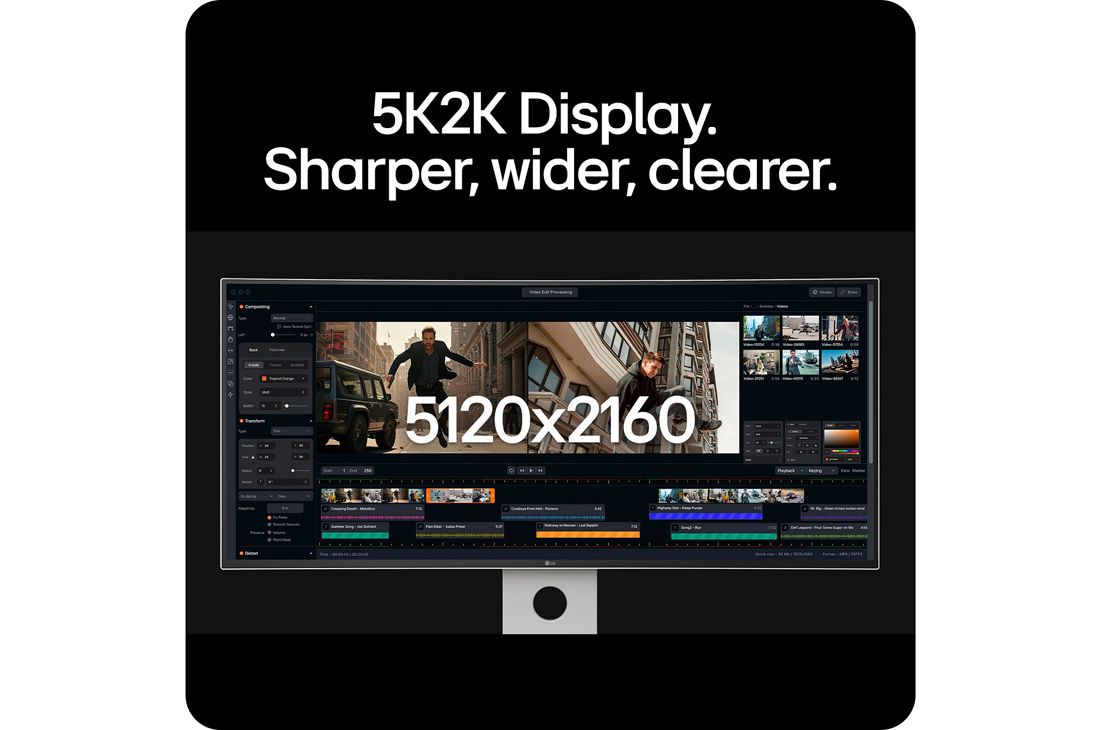 LG UltraFine™ WUHD 5K2K Nano IPS Monitor with Thunderbolt™ 5 and USB Type-C®, 40WT95UF