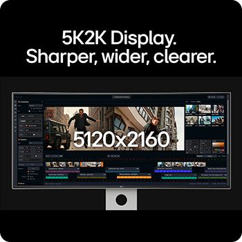 LG UltraFine™ WUHD 5K2K Nano IPS Monitor with Thunderbolt™ 5 and USB Type-C®, 40WT95UF