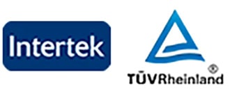 Certified by Intertek and TUVRheinland