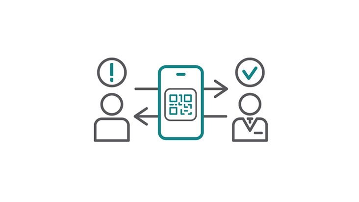 This is an image showing simple icons representing the Mobile App Framework.