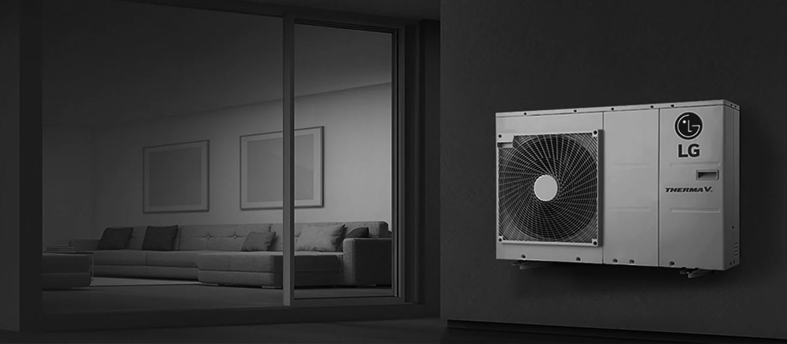 In the house with Indoor unit
