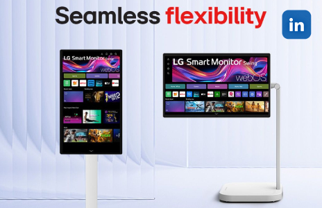 LG Smart Monitor Swing - Seamless flexibility
