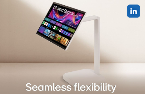 Meet the LG Smart Monitor Swing Stand