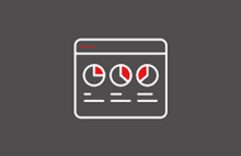 Computer screen icon for intelligent design and smart operations platform.
