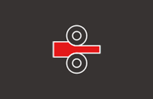 Laser technology icon with focused beam illustration for precision processing.