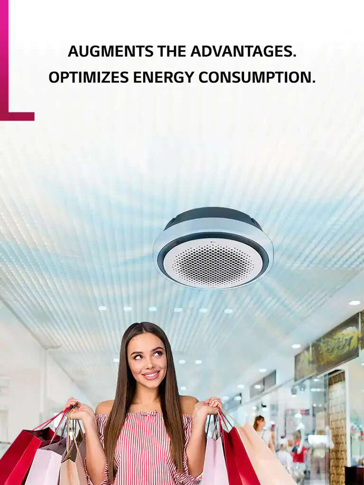 AUGMENTS THE ADVANTAGES. <br>OPTIMIZES ENERGY CONSUMPTION