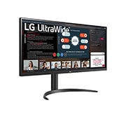 LG 86.36 cm (34) 21:9 UltraWide™ Full HD IPS Monitor with AMD FreeSync™, 34WP550-B