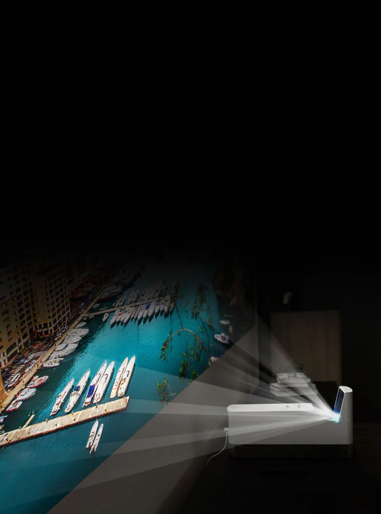 LG Ultra Short Throw Projection