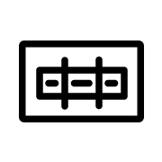 TV with arrows icon