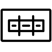 TV with arrows icon