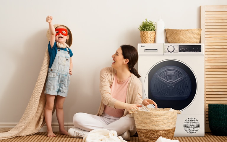 heat pump tumble dryer for familes