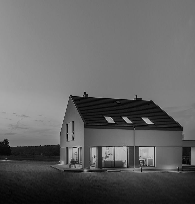 A house on a wide meadow 