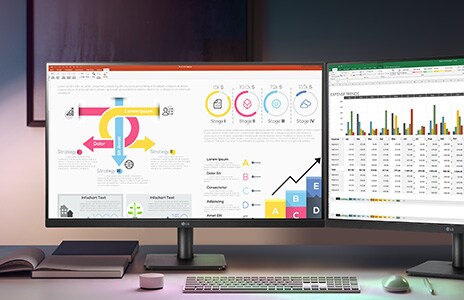 FHD & QHD Monitors.