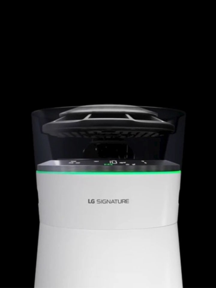 Front view of LG SIGNATURE Air Purifier 