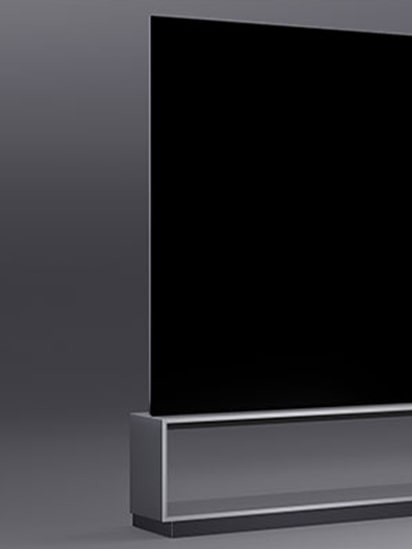  Close-up image of the LG SIGNATURE OLED 8K.