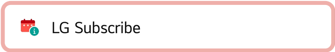 LG Subscribe menu highlighted with red border