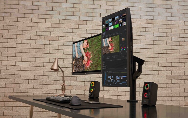 LG Dualup, LG vertical monitor, LG vertical monitor setup