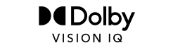 Dolby vision iq met precision detail logo