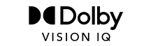 Dolby vision iq met precision detail logo