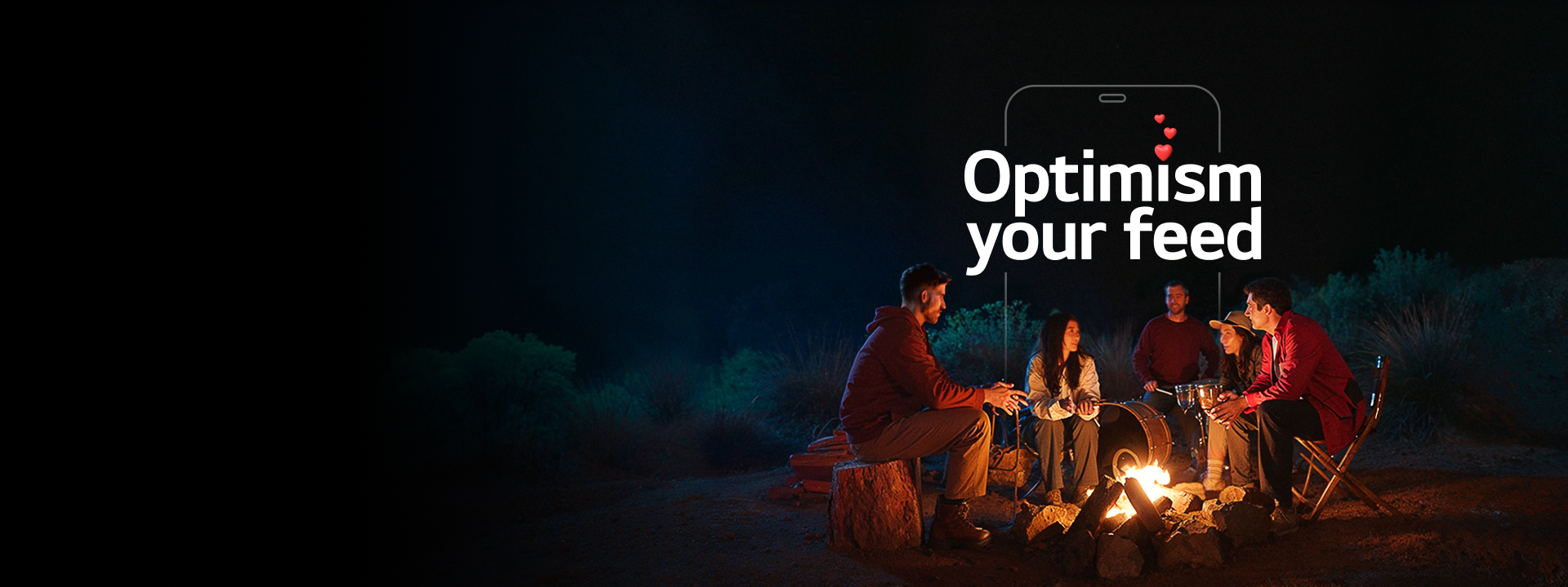 People enjoying camping with smiles, embracing the power of optimism.