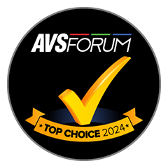 AVS Forum Top Choice 2024 logo.
