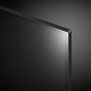 LG OLED evo TV, OLED C4’ün üst kenardan yakın çekim görüntüsü