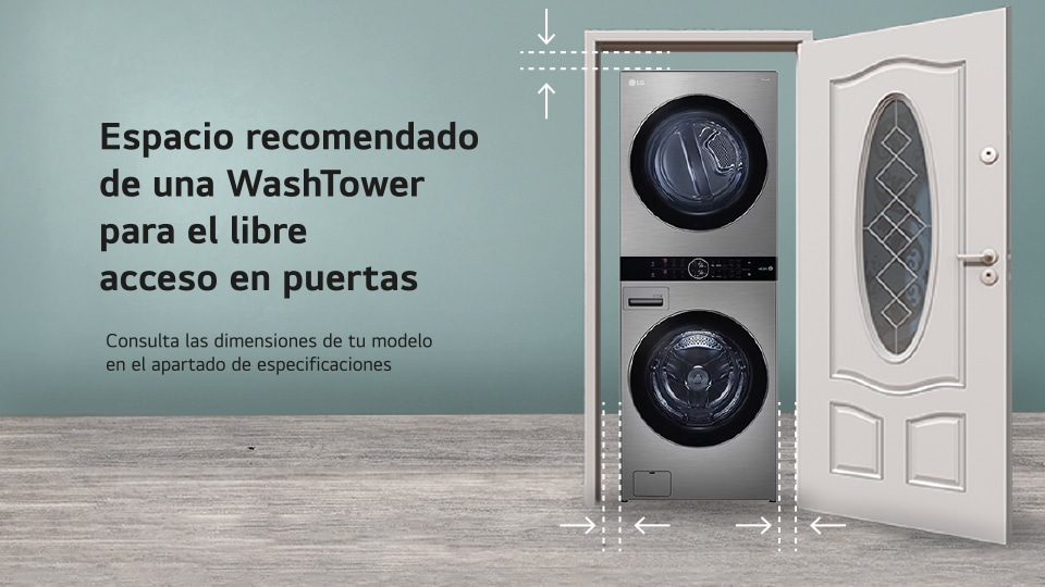 Dimensiones WashTower